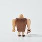 Mighty Wooden Barbarian Toy: Allayu Hominid Decoration - Robust Wooden Primitive Man Sculpture & Artful Ornament