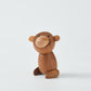 CraftsWP Playful Wooden Monkey: ZAMTAC Nordic Pure Handcrafted Wood Monkey Figurine