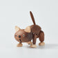 Walnut Wood Cat Ornament - Hand Carved Decorative Artwork