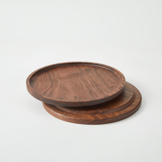 CraftsWP Elegant Duo Wooden Serving Trays - Enhance Your Serving & Decor Experience