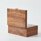 CraftsWP Walnut Multilayer Jewelry Box - Earring & Necklace Storage