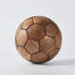 CraftsWP Exclusive Handcrafted Wooden Soccer Ball - Elegant 22cm Home Decor & Gift Piece for Football Lovers