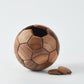 CraftsWP Exclusive Handcrafted Wooden Soccer Ball - Elegant 22cm Home Decor & Gift Piece for Football Lovers