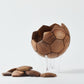 CraftsWP Exclusive Handcrafted Wooden Soccer Ball - Elegant 22cm Home Decor & Gift Piece for Football Lovers