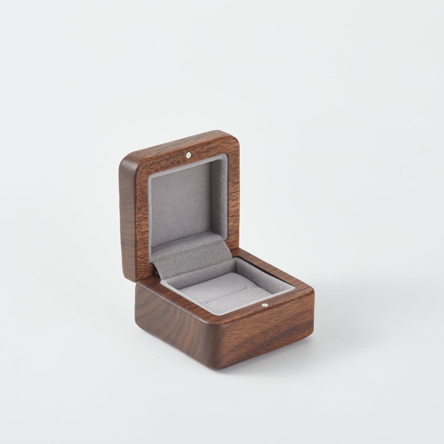 CraftswpWooden Engagement Ring Box - Compact & Elegant Proposal Jewelry Gift Storage Box