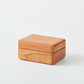 CraftsWP Vintage Wooden Ring Box for Weddings & Proposals - Dual Slots, Magnetic Closure, Travel-Friendly & Elegant Design