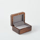 CraftsWP Handcrafted Double Ring Box for Wedding Ceremony and Engagement