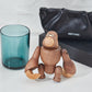 CraftsWP Wooden Gorilla Toy: Nordic Miniature King Kong