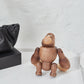 CraftsWP Wooden Gorilla Toy: Nordic Miniature King Kong