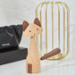 CraftsWP Adorable Wooden Kitten Long: Artisan Crafted Wooden Cat Figurine - A Unique Addition to Home Decor and Model House Furniture