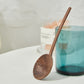 CraftsWP Handmade Solid Wood Large Spoon - Tortoise Shell Shape for a Unique Kitchen Experience