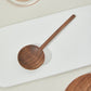 CraftsWP Handmade Solid Wood Large Spoon - Tortoise Shell Shape for a Unique Kitchen Experience