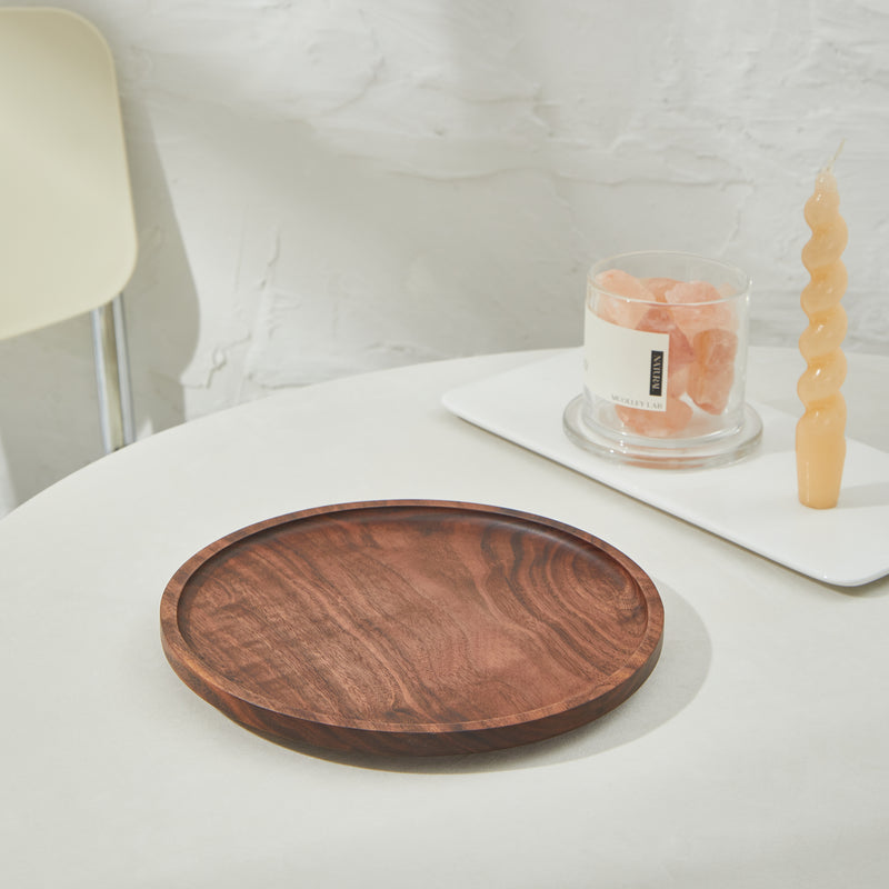 CraftsWP Elegant Duo Wooden Serving Trays - Enhance Your Serving & Decor Experience