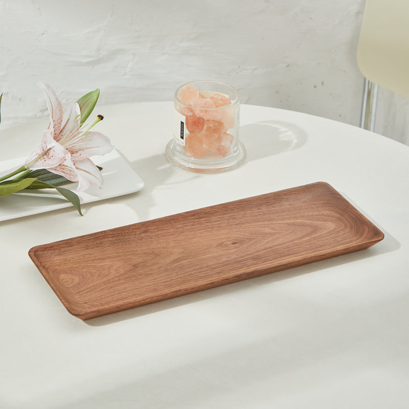 Craftswp Elegant Wooden Serving Tray - Grandeur in Simplicity