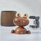 CraftsWP Frog Aroma Essential Oil Diffuser & Humidifier - Made from walnut Wood,  Charming Design