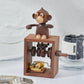 CraftsWP Castle In The Sky - Monkey Wooden Music Box