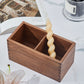 CraftsWP Stylish Multifunction Wooden Desk Organizer & Pencil Holder