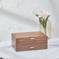 CraftsWP Walnut Multilayer Jewelry Box - Earring & Necklace Storage